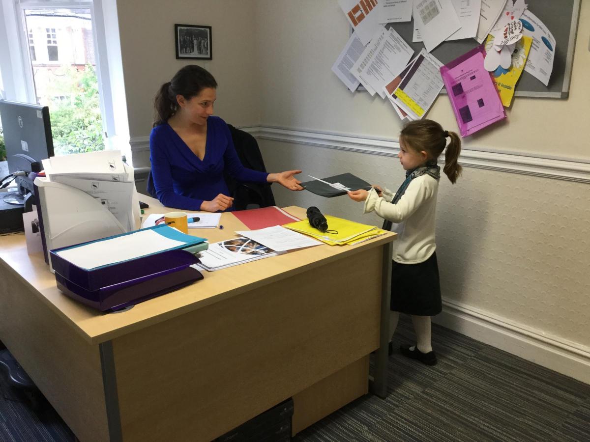 Five-year-old girl takes on the role of Headmistress for the day at Falcons  School for Girls | Wandsworth Times