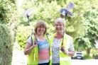Kerry Garner and Marion Hayns of Banstead Village Residents Association, which is organising the clean (photo: Jane Alexander)