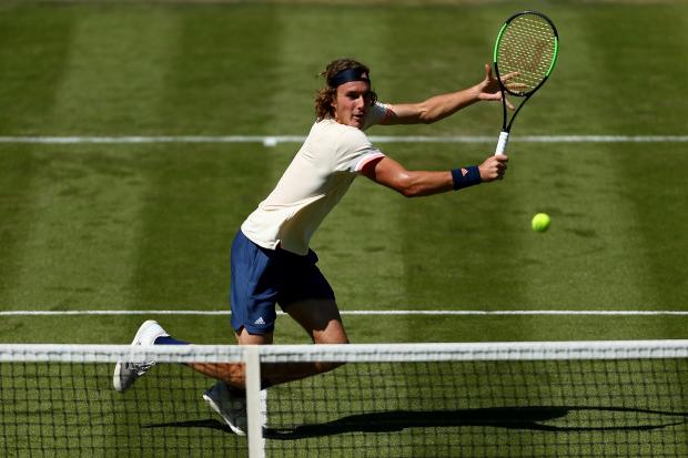 Stefanos Tsitsipas is hoping to make a big impression at this year's Wimbledon. Picture: Jordan Mansfield